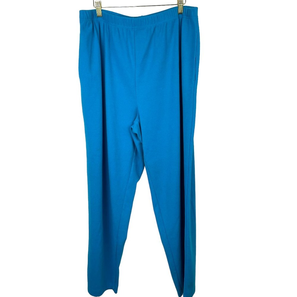JOSEPHINE CHAUS Womens 2 Blue Pull On Casual Soft Pants with Pockets